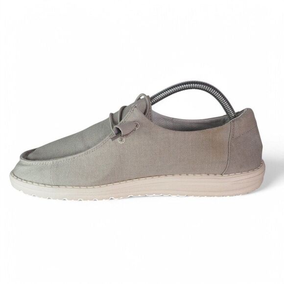 Hey Dude Wendy "Chambray Light Grey" Slip-on Comfort Shoes Women's 11 - Picture 6 of 12